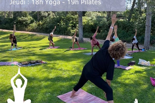 Your Yoga & Pilates classes at the Château du Parc in Pézenas