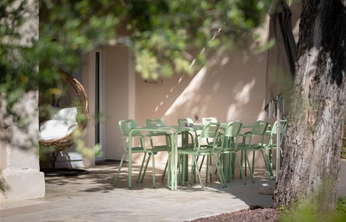 Terrasse privatif au Chateau du Parc