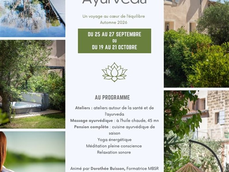 Affiche séjour Ayurveda